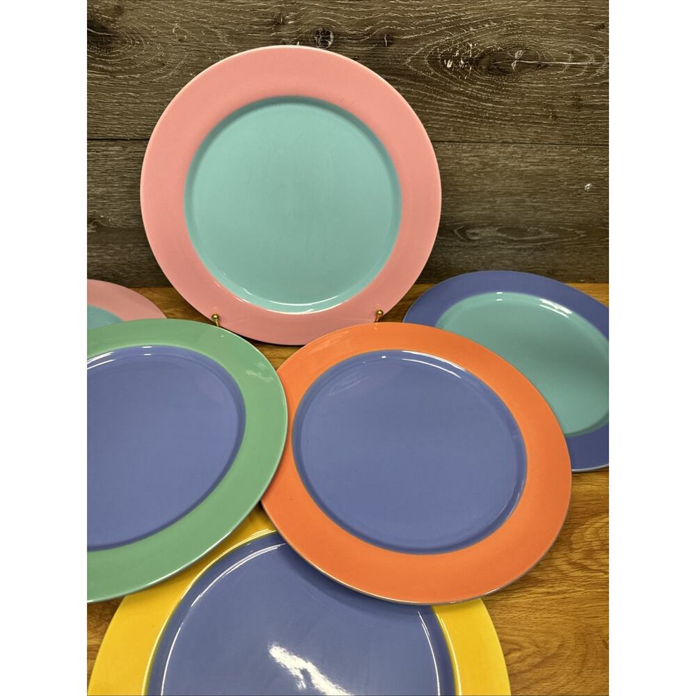 Vintage Lindt Stymeist Colorways 11” Dinner Plate original Japan ~Set Of 6 - Picture 3 of 9
